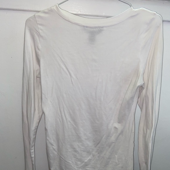 White long sleeve tee / 3 for $17!!! - Picture 2 of 3